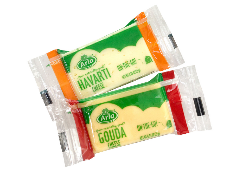 Arla Havarti & Gouda Snack Cheese, 0.75 Ounce Bar - 24 Ct