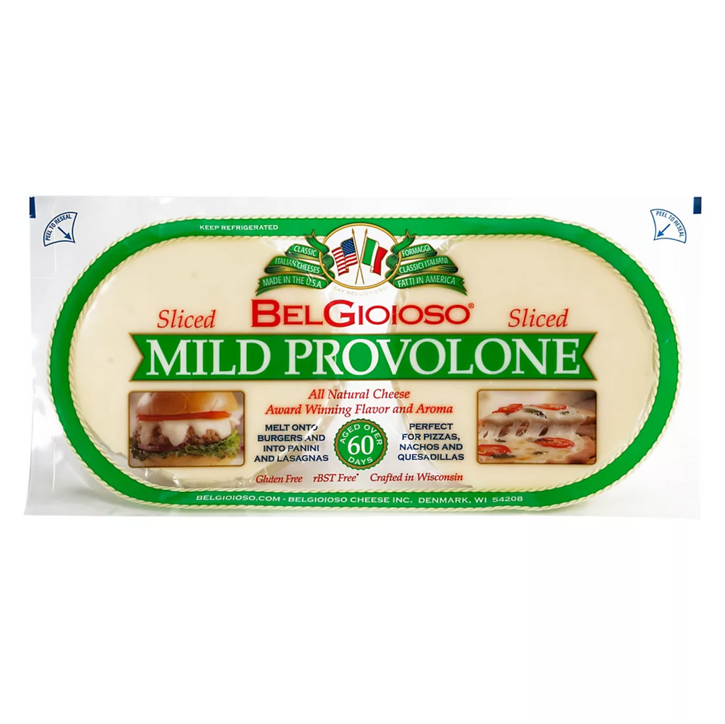 BelGioioso Mild Provolone Cheese, Sliced, 1.5 Lbs (Pack of 2) — Ms. Chef's