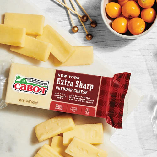  Cabot New York Extra Sharp Cheddar Cheese Bar, 8 Oz (Pack of 3). This page is ready Cabot New York Extra Sharp Cheddar Cheese