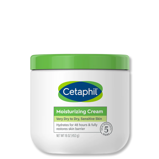 Cetaphil Moisturizing Cream for Dry/Sensitive Skin, Fragrance Free 16 oz 