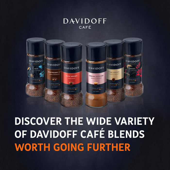 Davidoff Coffee ASIA Premium 100% Arabica Instant Coffee  3.5 Oz / 100 gr (Pack of 2)
