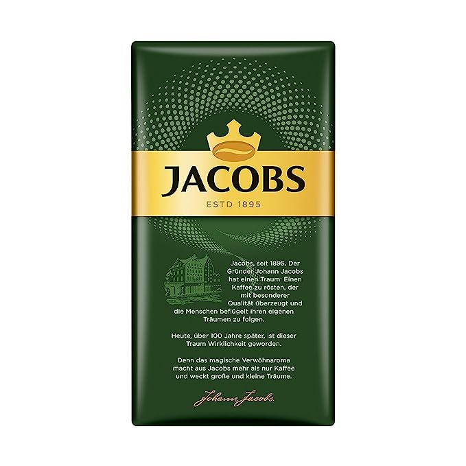 Jacobs Kronung Ground Coffee 250 Gram / 8.8 Ounce (Pack of 2)