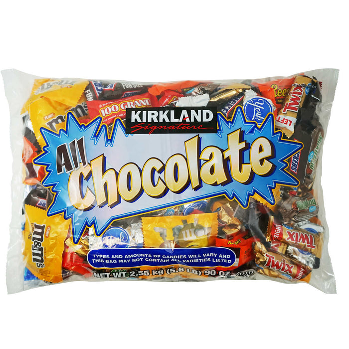 Kirkland Signature Chocolate Mini Favorites Candies 5 Lb (Bag and contents may vary)