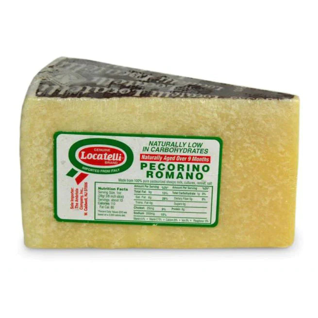 MsChefs Locatelli Pecorino Romano Cheese DOP from Italy 2 Lbs