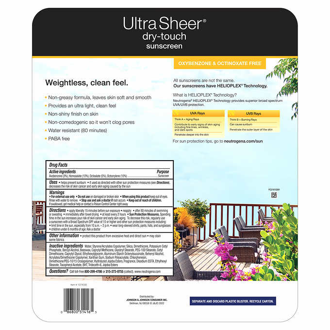 Neutrogena Ultra Sheer Spf 55 Sunscreen Light Weight Clean Feel 5.0 Fl Oz +3.0 Fl Oz Net Wt 8 Fl Oz