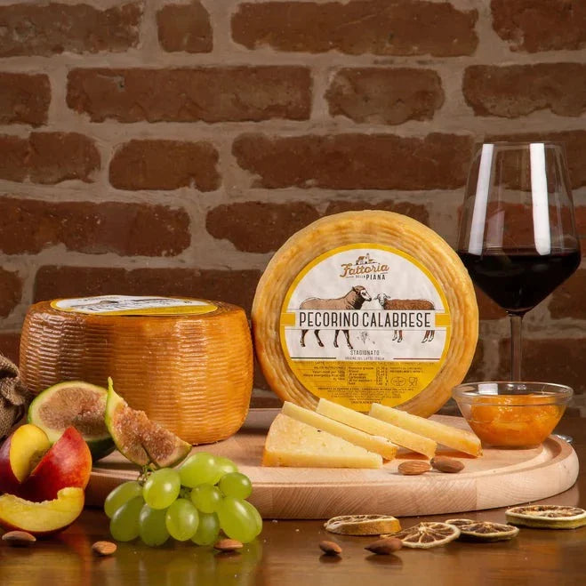 Pecorino Calabrese Cheese Whole Wheel ~4 Lbs