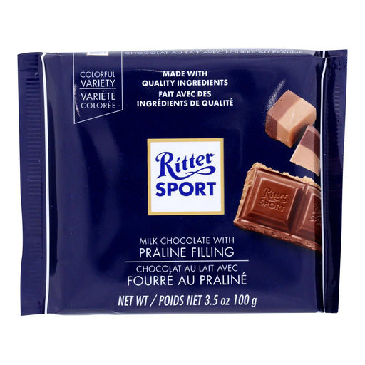 Ritter Sport Milk Chocolate with Nougat (Nugat) Praline