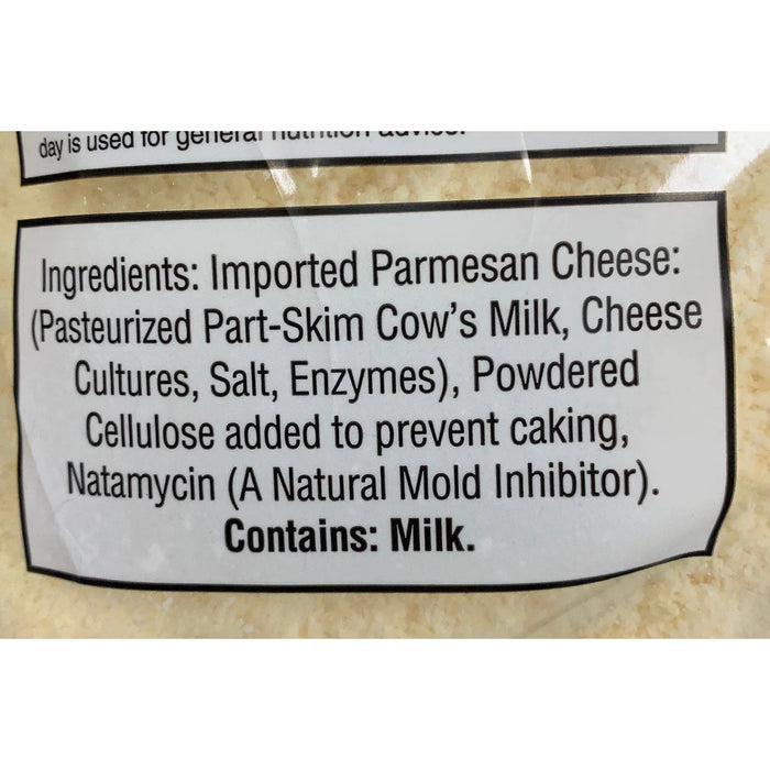 Supremo Italiano: Imported Shredded Parmesan Cheese