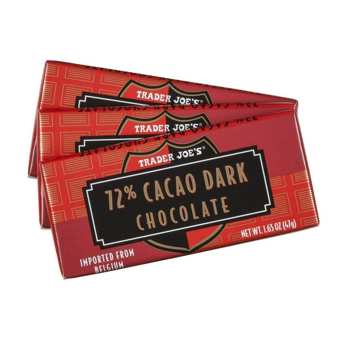Trader Joes 72% Cacao Dark Chocolate Candy Bars
