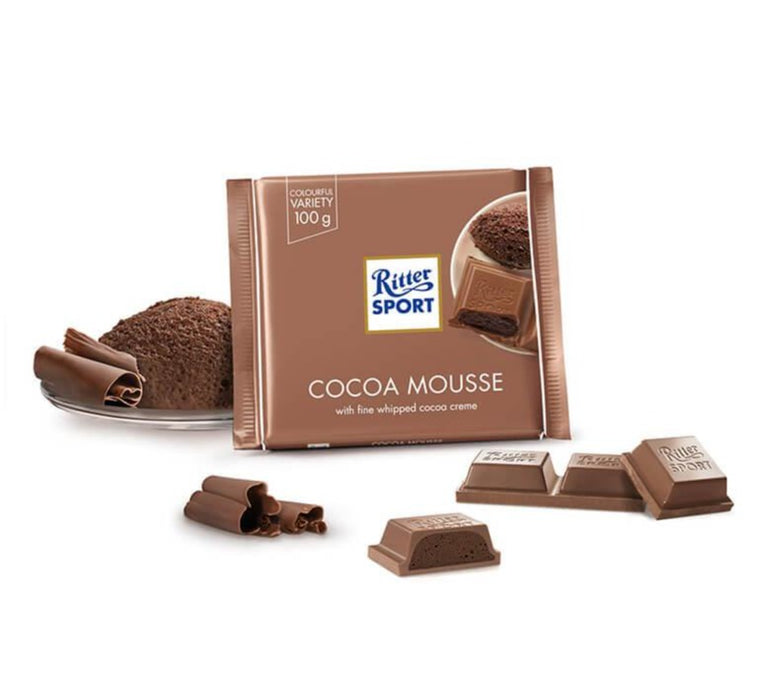 Ritter Sport Cocoa Mousse Chocolate Bars