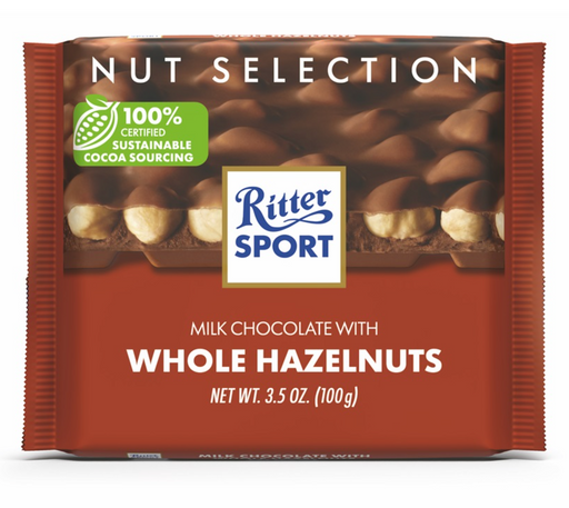 Ritter Sport Milk Whole Hazelnut 